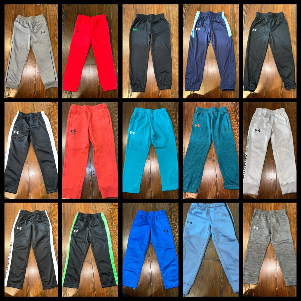 Under Armour Size 4 Boys Sweatpants & Joggers - Lot of 15
